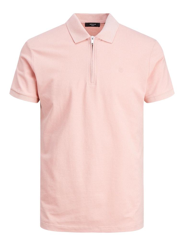 Jack and Jones Jprblastructure Zip Ss Polo Sn