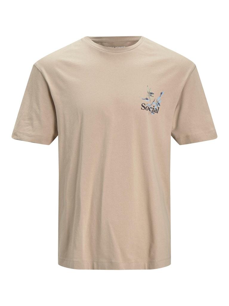 JACK&JONES ORIGINALS JORFLOWS TEE SS CREW NECK Heren T-Shirt - Maat M