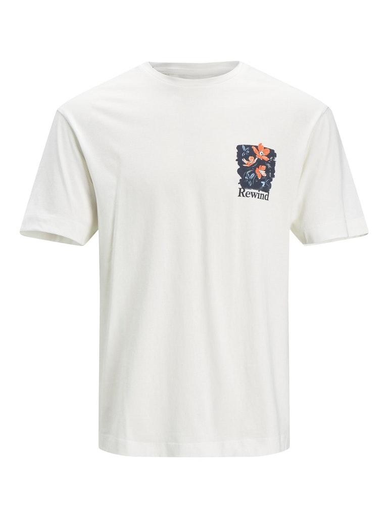 JACK&JONES ORIGINALS JORFLOWS TEE SS CREW NECK Heren T-Shirt - Maat M