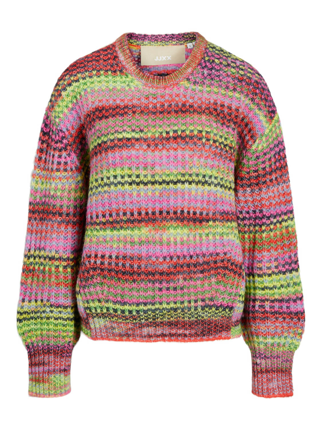 Jack and Jones Jxsimone Space Dye Crew Neck Knit N: