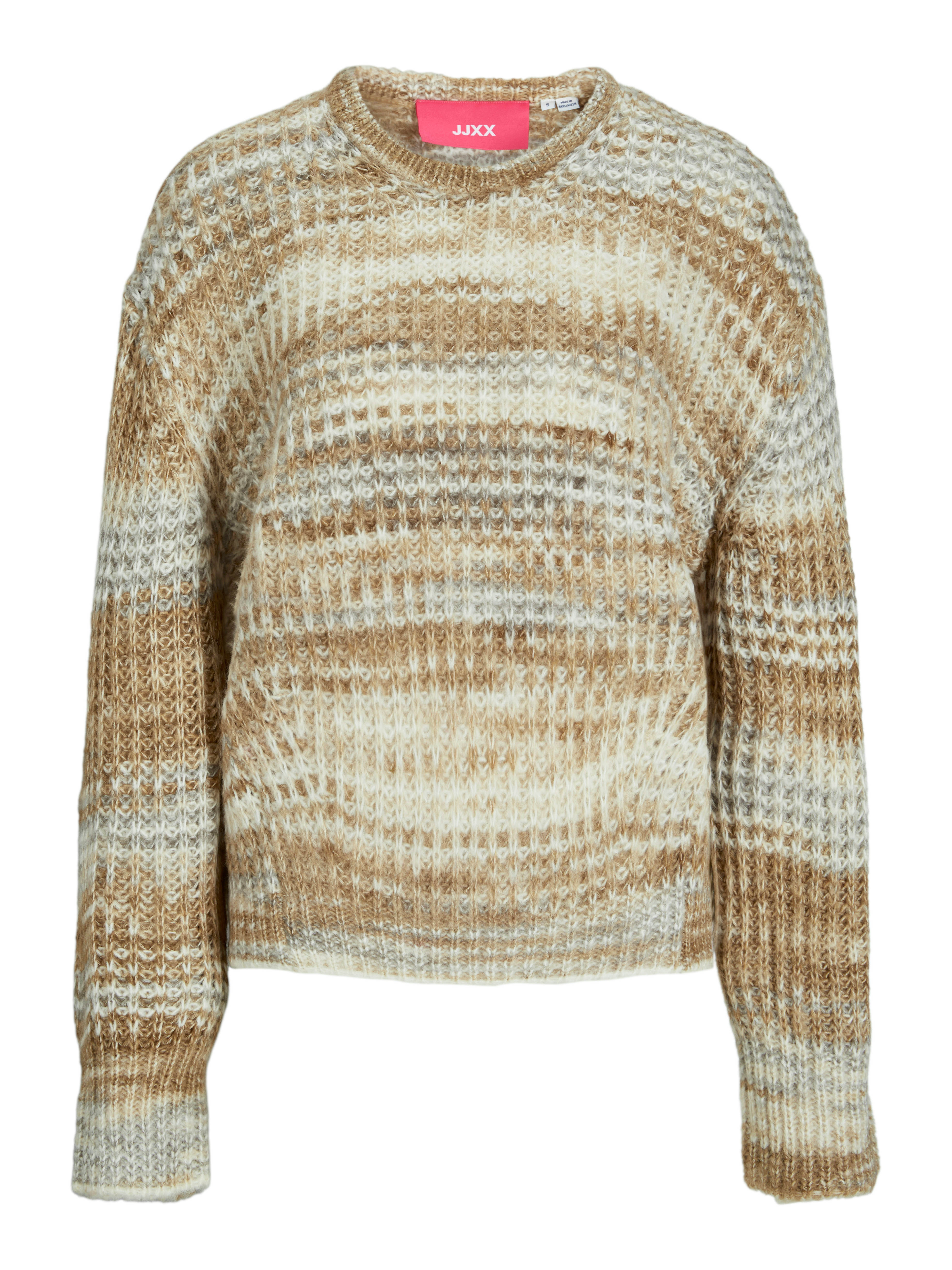 Jack and Jones Jxsimone Space Dye Crew Neck Knit N: