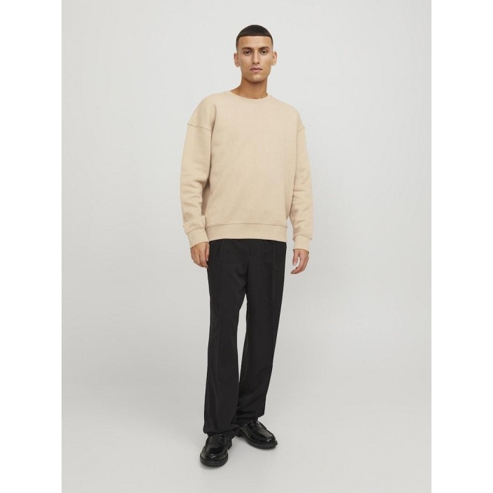 Jack & Jones:JACK&JONES ESSENTIALS JJESTAR BASIC SWEAT CREW NECK NOOS Crockery | Freewear JJESTAR BASIC SWEAT CREW NECK NOOS - www.freewear.nl - Freewear