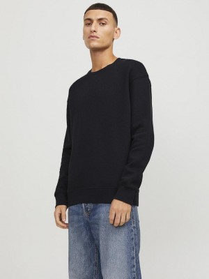 Jack & Jones:JACK&JONES ESSENTIALS JJESTAR BASIC SWEAT CREW NECK NOOS Black | Freewear JJESTAR BASIC SWEAT CREW NECK NOOS - www.freewear.nl - Freewear