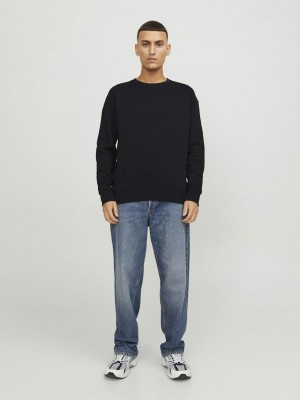 Jack & Jones:JACK&JONES ESSENTIALS JJESTAR BASIC SWEAT CREW NECK NOOS Black | Freewear JJESTAR BASIC SWEAT CREW NECK NOOS - www.freewear.nl - Freewear