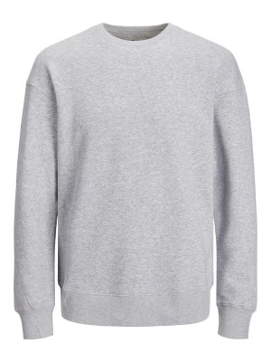 Jack & Jones:JACK&JONES ESSENTIALS JJESTAR BASIC SWEAT CREW NECK NOOS Light Grey Melange | Freewear JJESTAR BASIC SWEAT CREW NECK NOOS - www.freewear.nl - Freewear