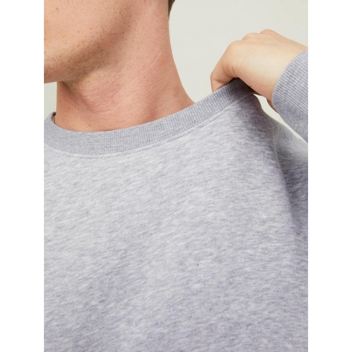 Jack & Jones:JACK&JONES ESSENTIALS JJESTAR BASIC SWEAT CREW NECK NOOS Light Grey Melange | Freewear JJESTAR BASIC SWEAT CREW NECK NOOS - www.freewear.nl - Freewear