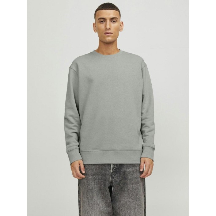 Jack & Jones:JACK&JONES ESSENTIALS JJESTAR BASIC SWEAT CREW NECK NOOS Ultimate Grey | Freewear JJESTAR BASIC SWEAT CREW NECK NOOS - www.freewear.nl - Freewear