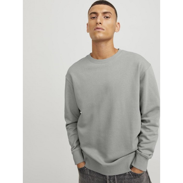 Jack & Jones:JACK&JONES ESSENTIALS JJESTAR BASIC SWEAT CREW NECK NOOS Ultimate Grey | Freewear JJESTAR BASIC SWEAT CREW NECK NOOS - www.freewear.nl - Freewear