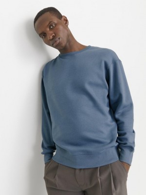 Jack & Jones:JACK&JONES ESSENTIALS JJESTAR BASIC SWEAT CREW NECK NOOS Oceanview | Freewear JJESTAR BASIC SWEAT CREW NECK NOOS - www.freewear.nl - Freewear