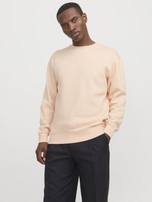 Jack & Jones:JACK&JONES ESSENTIALS JJESTAR BASIC SWEAT CREW NECK NOOS Peach Parfait | Freewear JJESTAR BASIC SWEAT CREW NECK NOOS - www.freewear.nl - Freewear