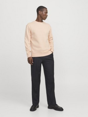 Jack & Jones:JACK&JONES ESSENTIALS JJESTAR BASIC SWEAT CREW NECK NOOS Peach Parfait | Freewear JJESTAR BASIC SWEAT CREW NECK NOOS - www.freewear.nl - Freewear