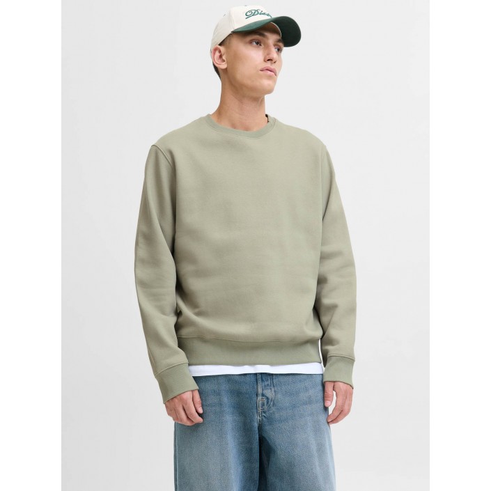 Jack & Jones:JACK&JONES ESSENTIALS JJESTAR BASIC SWEAT CREW NECK NOOS Seagrass | Freewear JJESTAR BASIC SWEAT CREW NECK NOOS - www.freewear.nl - Freewear