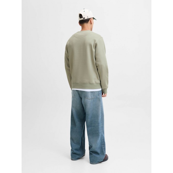 Jack & Jones:JACK&JONES ESSENTIALS JJESTAR BASIC SWEAT CREW NECK NOOS Seagrass | Freewear JJESTAR BASIC SWEAT CREW NECK NOOS - www.freewear.nl - Freewear