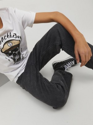 jack en jones boys JJICHRIS JJORIGINAL MF 823 NOOS JNR Black Denim | Freewear JJICHRIS JJORIGINAL MF 823 NOOS JNR - www.freewear.nl - Freewear