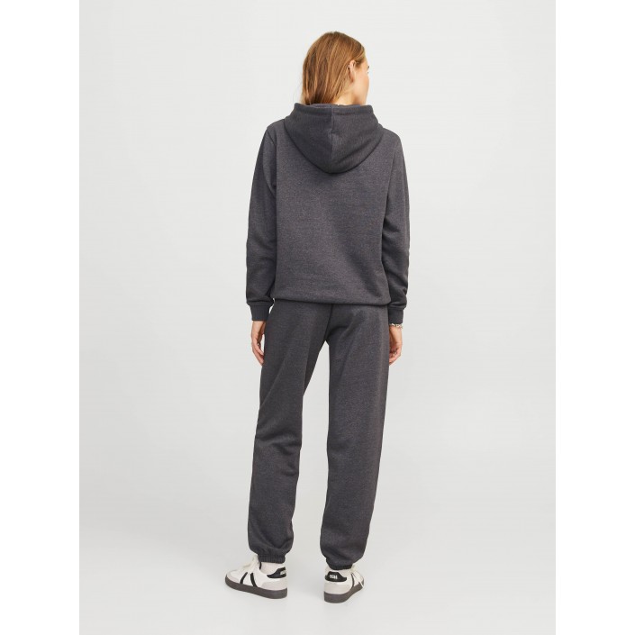 JACK&JONES ORIGINALS JXABBIE RLX LS EVERY HOOD SWT NOOS Dark Grey Melange/WHITE JJXX LOG | Freewear JXABBIE RLX LS EVERY HOOD SWT NOOS - www.freewear.nl - Freewear