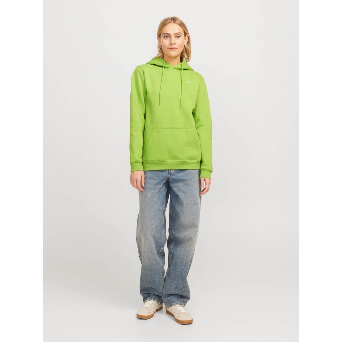 JACK&JONES ORIGINALS JXABBIE RLX LS EVERY HOOD SWT NOOS Parrot Green/BRIGHT WHITE JJXX L | Freewear JXABBIE RLX LS EVERY HOOD SWT NOOS - www.freewear.nl - Freewear