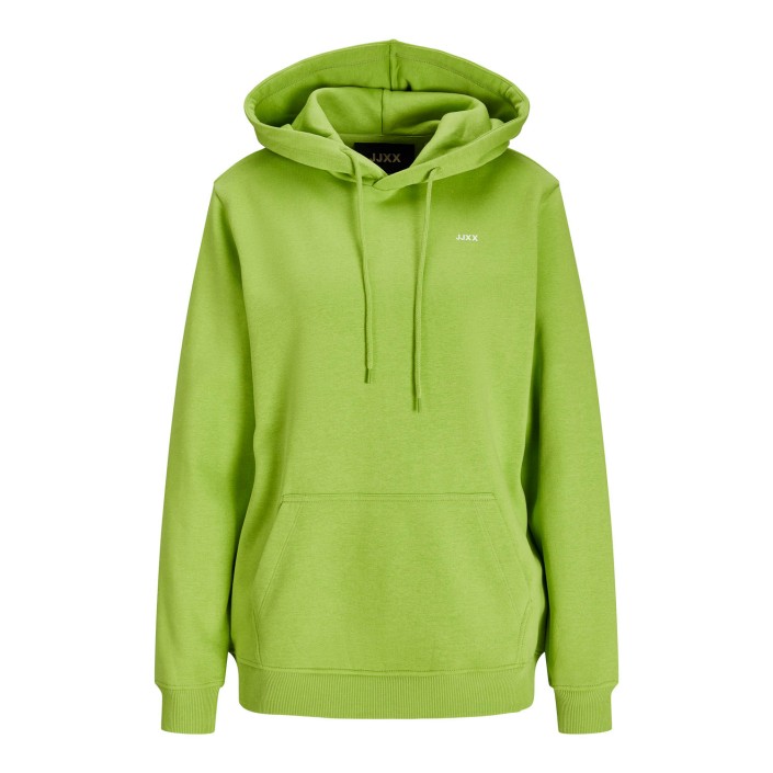 JACK&JONES ORIGINALS JXABBIE RLX LS EVERY HOOD SWT NOOS Parrot Green/BRIGHT WHITE JJXX L | Freewear JXABBIE RLX LS EVERY HOOD SWT NOOS - www.freewear.nl - Freewear