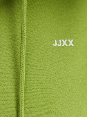 JACK&JONES ORIGINALS JXABBIE RLX LS EVERY HOOD SWT NOOS Parrot Green/BRIGHT WHITE JJXX L | Freewear JXABBIE RLX LS EVERY HOOD SWT NOOS - www.freewear.nl - Freewear