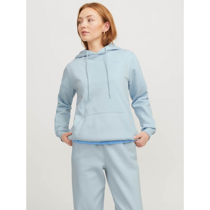 JACK&JONES ORIGINALS JXABBIE RLX LS EVERY HOOD SWT NOOS Skyway/POWDER BLUE JJXX LOGO | Freewear JXABBIE RLX LS EVERY HOOD SWT NOOS - www.freewear.nl - Freewear