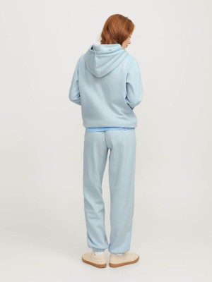 JACK&JONES ORIGINALS JXABBIE RLX LS EVERY HOOD SWT NOOS Skyway/POWDER BLUE JJXX LOGO | Freewear JXABBIE RLX LS EVERY HOOD SWT NOOS - www.freewear.nl - Freewear