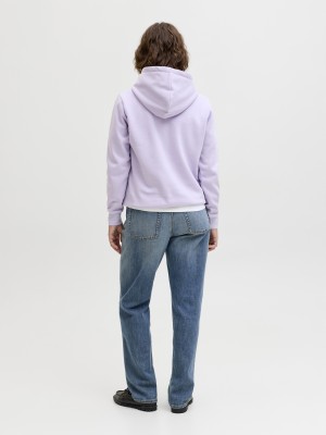 JACK&JONES ORIGINALS JXABBIE RLX LS EVERY HOOD SWT NOOS Purple Rose/SUNLIT ALLIUM JJXX L | Freewear JXABBIE RLX LS EVERY HOOD SWT NOOS - www.freewear.nl - Freewear