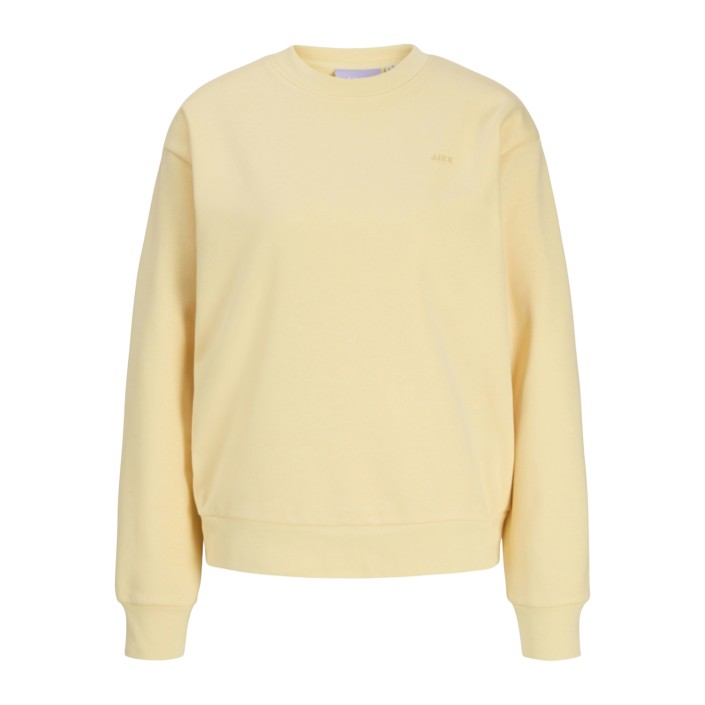 JACK&JONES ORIGINALS JXABBIE RLX LS EVERY CREW SWT NOOS Sunlight/HEMP JJXX LOGO | Freewear JXABBIE RLX LS EVERY CREW SWT NOOS - www.freewear.nl - Freewear