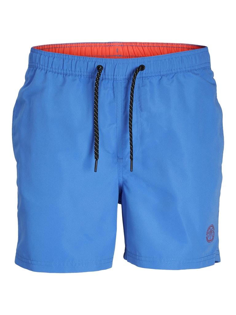 Jack & Jones Zwemshort Heren JPSTFIJI JJSWIM Effen Blauw Super Sonic - Maat XL - Zwembroek
