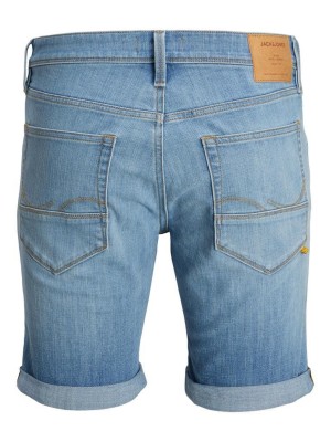 JACK&JONES INTELLIGENCE JJIRICK JJFOX SHORTS GE 242 SN Blue Denim | Freewear JJIRICK JJFOX SHORTS GE 242 SN - www.freewear.nl - Freewear