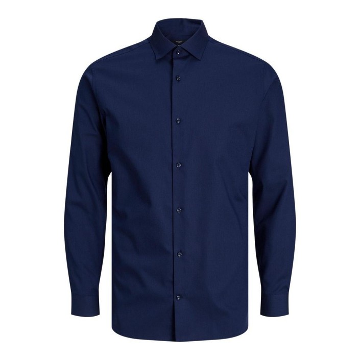 Jack & Jones:JACK&JONES ESSENTIALS JPRBLAPARKER SHIRT L/S NOOS Perfect Navy/SLIM FIT | Freewear JPRBLAPARKER SHIRT L/S NOOS - www.freewear.nl - Freewear