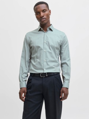 Jack & Jones:JACK&JONES ESSENTIALS JPRBLAPARKER SHIRT L/S NOOS Goblin Blue/SLIM FIT | Freewear JPRBLAPARKER SHIRT L/S NOOS - www.freewear.nl - Freewear