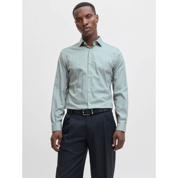 Jack & Jones:JACK&JONES ESSENTIALS JPRBLAPARKER SHIRT L/S NOOS Goblin Blue/SLIM FIT | Freewear JPRBLAPARKER SHIRT L/S NOOS - www.freewear.nl - Freewear