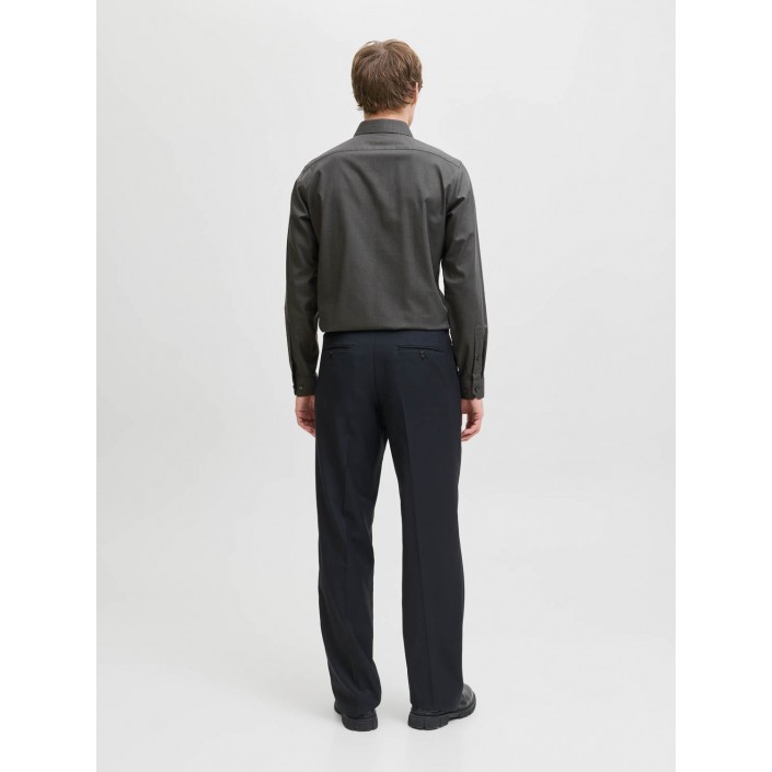Jack & Jones:JACK&JONES ESSENTIALS JPRBLAPARKER SHIRT L/S NOOS Dark Grey Melange/SLIM FIT | Freewear JPRBLAPARKER SHIRT L/S NOOS - www.freewear.nl - Freewear