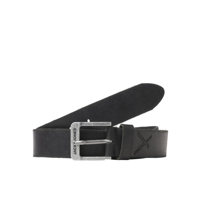 Jack and Jones JACROCK LEATHER BELT NOOS Black | Freewear JACROCK LEATHER BELT NOOS - www.freewear.nl - Freewear