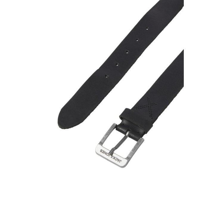 Jack and Jones JACROCK LEATHER BELT NOOS Black | Freewear JACROCK LEATHER BELT NOOS - www.freewear.nl - Freewear