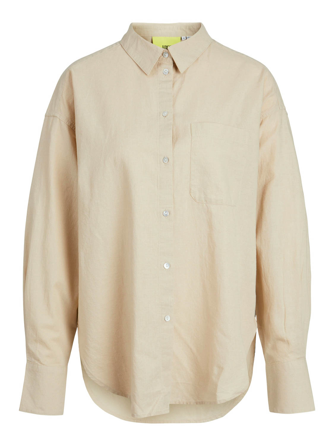 Jack and Jones Jxjamie Ls Relaxed Linen Shirt
