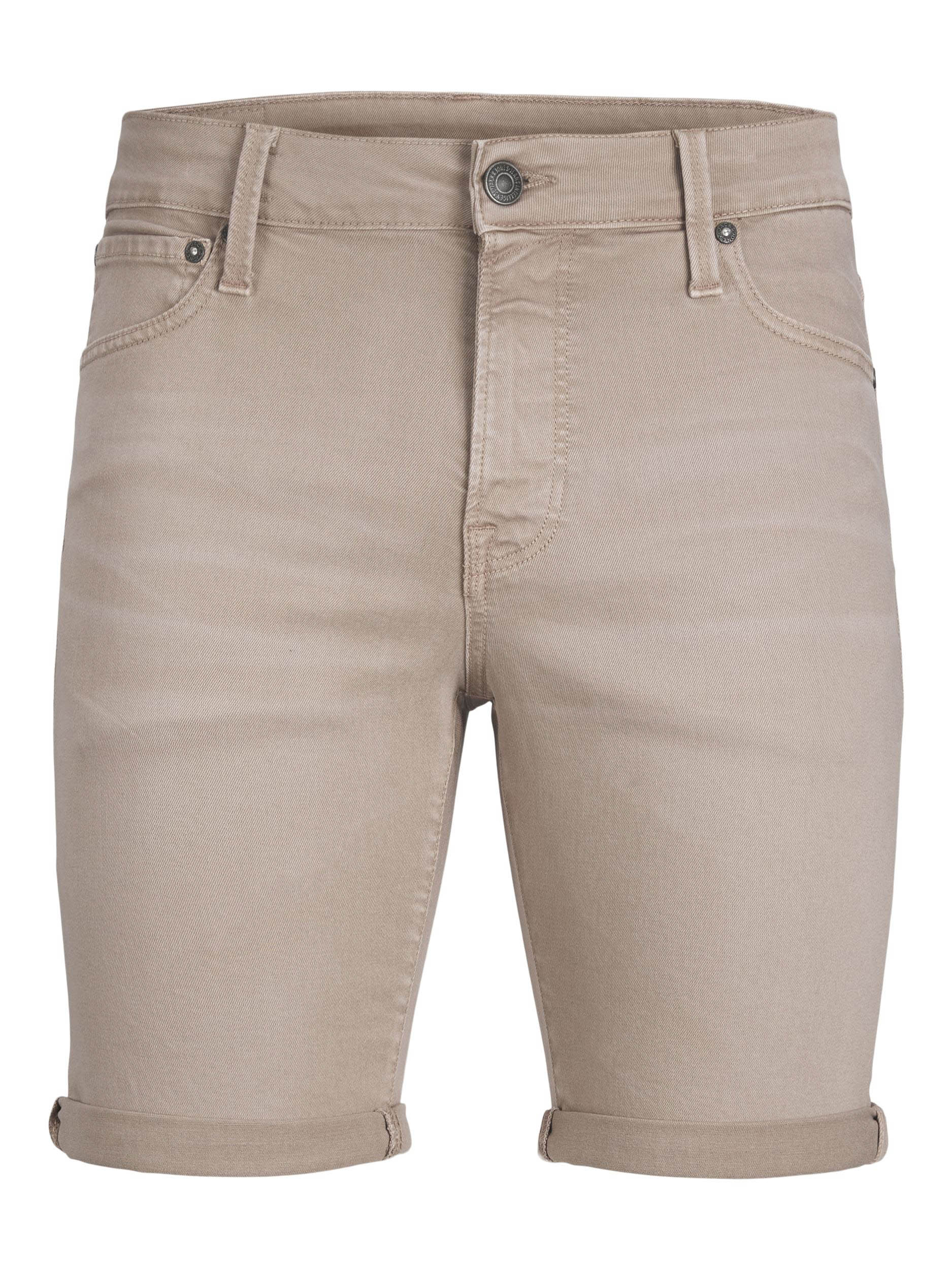 JACK & JONES Rick Icon Shorts regular fit - heren korte broek - beige - Maat: L