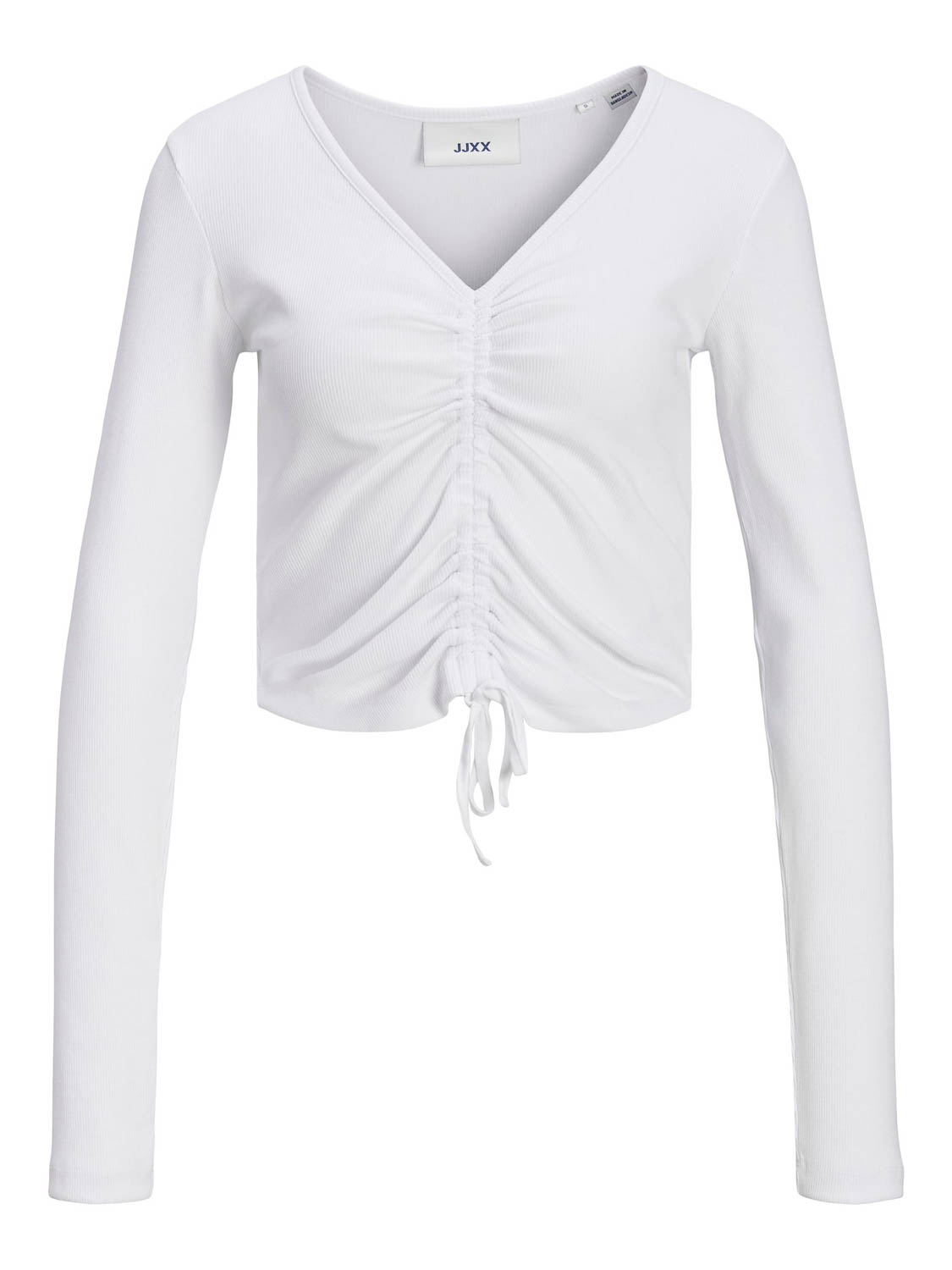 Jack and Jones Jxfenja Str Ls Rib Crop Top Jrs Noo: