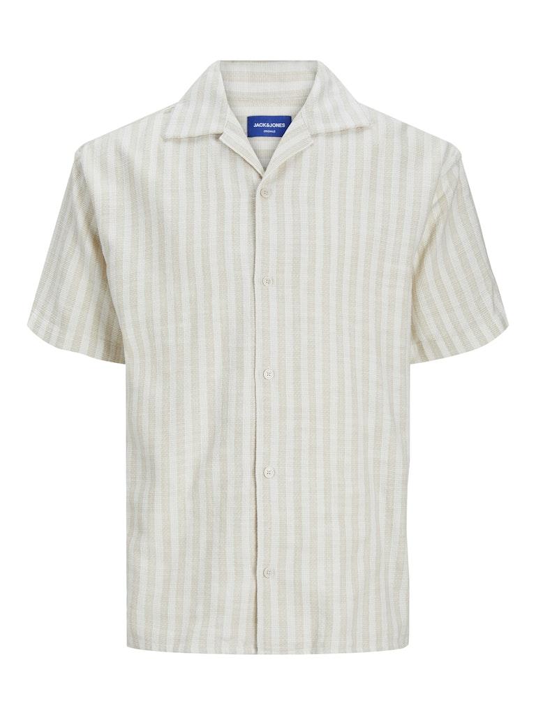 Vrijetijdsoverhemd met streepmotief, model 'CABANA'