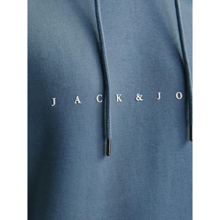 Jack & Jones:JACK&JONES ESSENTIALS JJESTAR JJ SWEAT HOOD NOOS Oceanview | Freewear JJESTAR JJ SWEAT HOOD NOOS - www.freewear.nl - Freewear