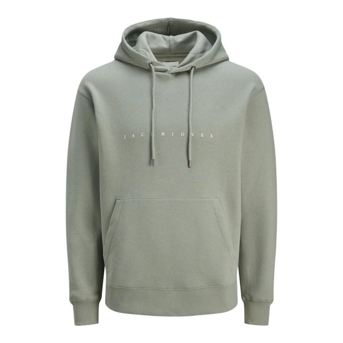 Jack & Jones:JACK&JONES ESSENTIALS JJESTAR JJ SWEAT HOOD NOOS Iceberg Green | Freewear JJESTAR JJ SWEAT HOOD NOOS - www.freewear.nl - Freewear