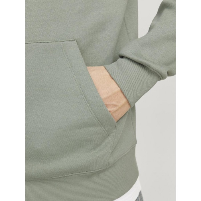 Jack & Jones:JACK&JONES ESSENTIALS JJESTAR JJ SWEAT HOOD NOOS Iceberg Green | Freewear JJESTAR JJ SWEAT HOOD NOOS - www.freewear.nl - Freewear