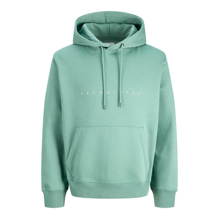 Jack & Jones:JACK&JONES ESSENTIALS JJESTAR JJ SWEAT HOOD NOOS Mineral Blue | Freewear JJESTAR JJ SWEAT HOOD NOOS - www.freewear.nl - Freewear