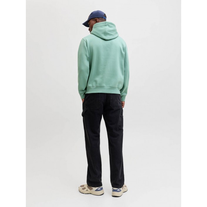 Jack & Jones:JACK&JONES ESSENTIALS JJESTAR JJ SWEAT HOOD NOOS Mineral Blue | Freewear JJESTAR JJ SWEAT HOOD NOOS - www.freewear.nl - Freewear