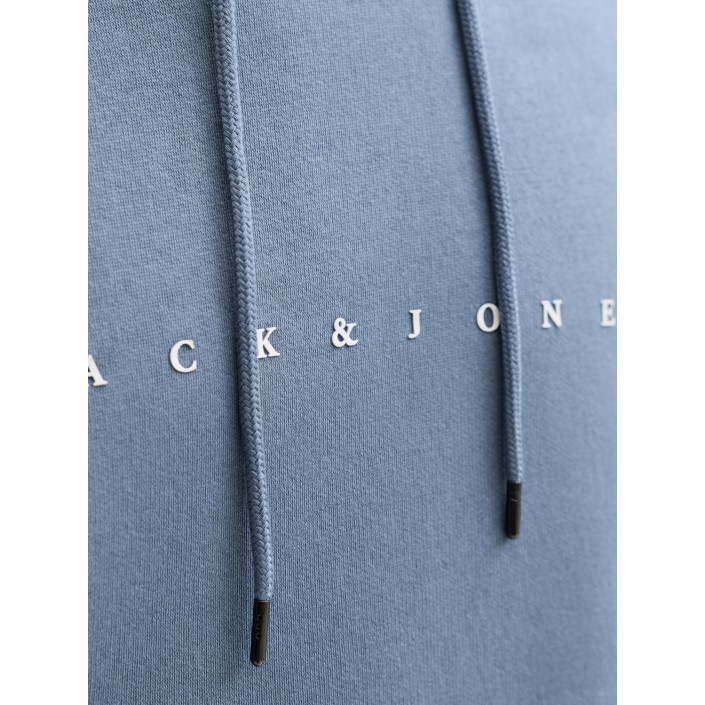 Jack & Jones:JACK&JONES ESSENTIALS JJESTAR JJ SWEAT HOOD NOOS Blue Mirage | Freewear JJESTAR JJ SWEAT HOOD NOOS - www.freewear.nl - Freewear