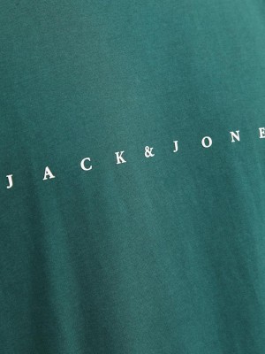 Jack & Jones:JACK&JONES ESSENTIALS JJESTAR JJ TEE SS NOOS Deep Teal | Freewear JJESTAR JJ TEE SS NOOS - www.freewear.nl - Freewear
