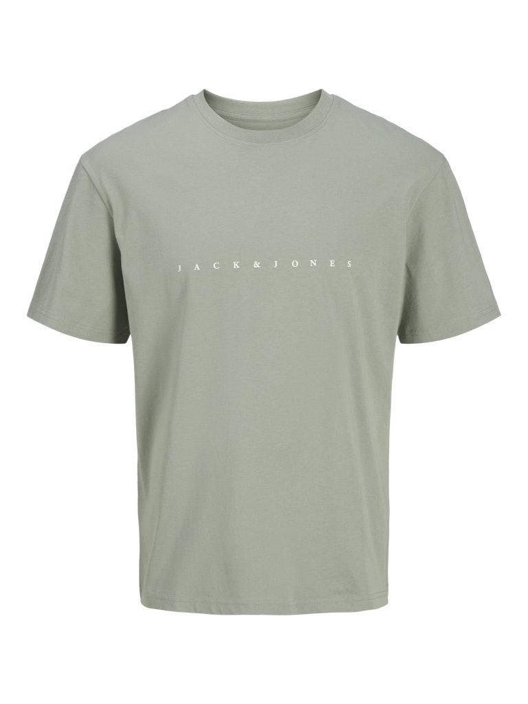 T-shirt met labelprint, model 'STAR'