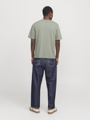 Jack & Jones:JACK&JONES ESSENTIALS JJESTAR JJ TEE SS NOOS Iceberg Green | Freewear JJESTAR JJ TEE SS NOOS - www.freewear.nl - Freewear
