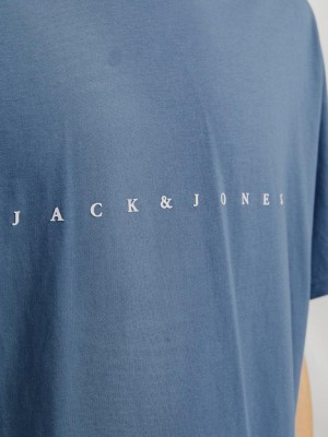 Jack & Jones:JACK&JONES ESSENTIALS JJESTAR JJ TEE SS NOOS Oceanview | Freewear JJESTAR JJ TEE SS NOOS - www.freewear.nl - Freewear