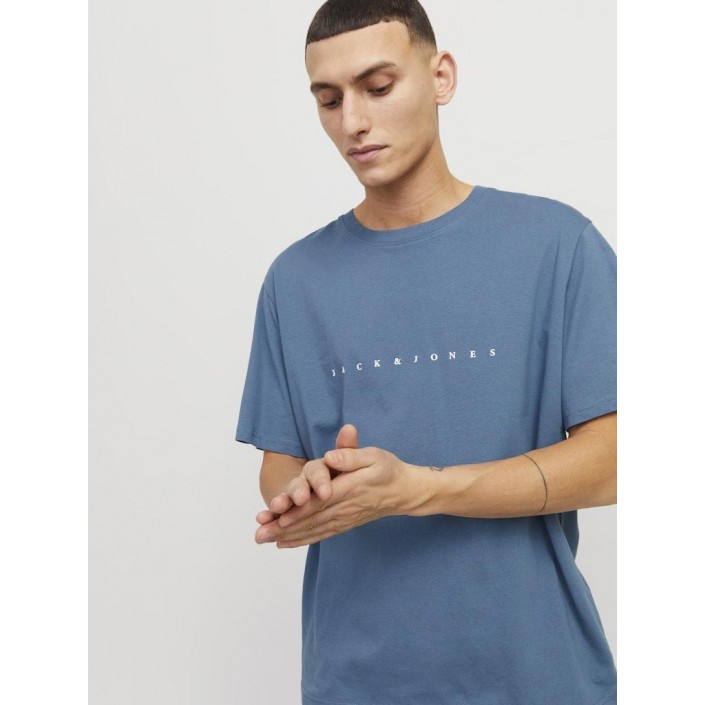 Jack & Jones:JACK&JONES ESSENTIALS JJESTAR JJ TEE SS NOOS Oceanview | Freewear JJESTAR JJ TEE SS NOOS - www.freewear.nl - Freewear