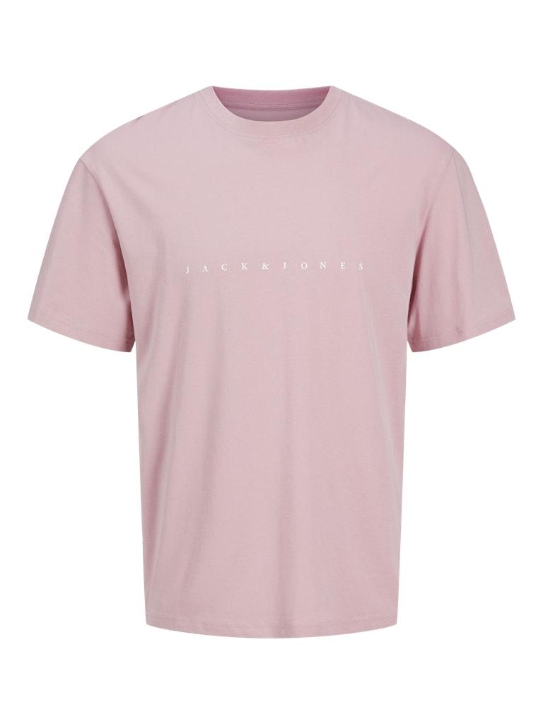 T-shirt met labelprint, model 'STAR'